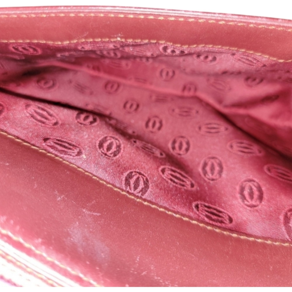 Purse. Clutch bag. Vintage Cartier leather - Picture 10 of 10